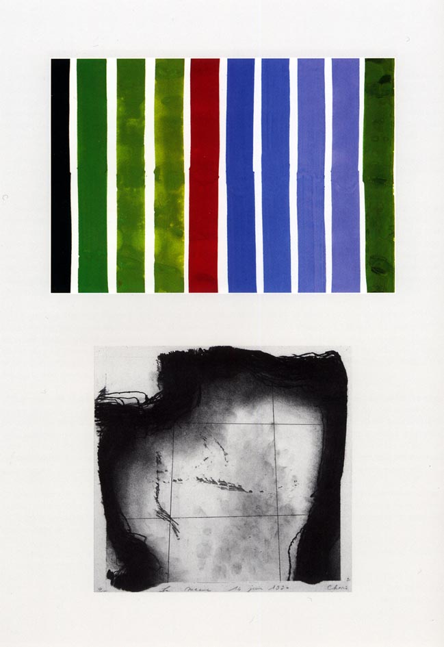Maen-Sonn (Stle) - gouache, encre et crayon sur papier - 143103 cm (2006, Guy Le Meaux)